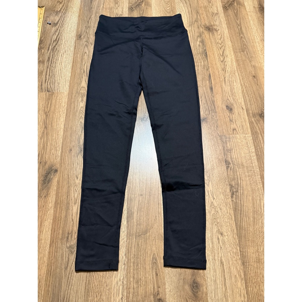 90 Degree by Reflex Pants Women's Size Small Black Leggings Pull On 36" Length